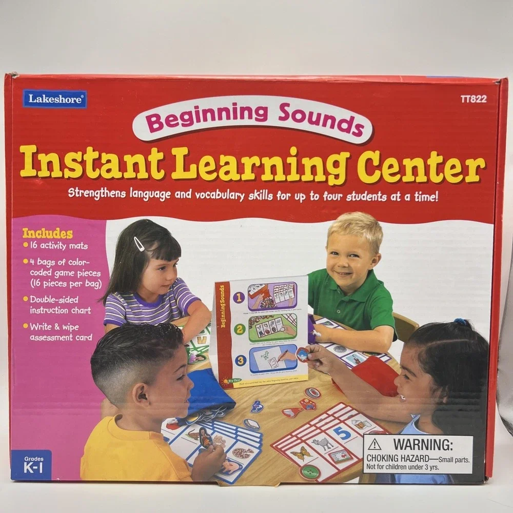 Lakeshore Beginning Sounds Instant Learning Center Reading Complete